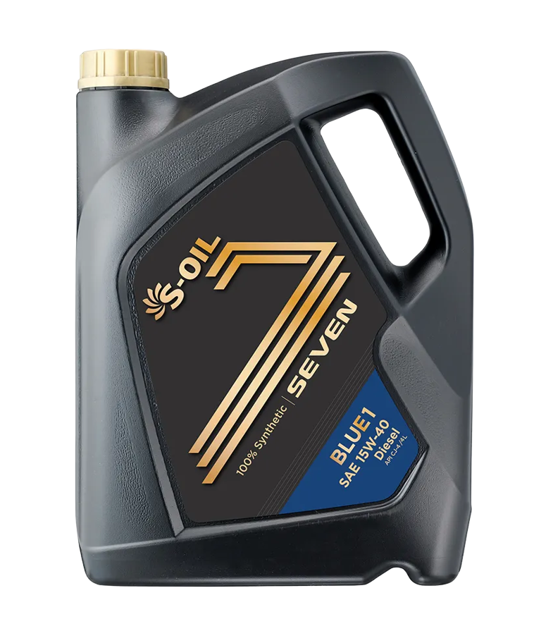 Моторное масло S-OIL SEVEN Blue 15W-40, 4л